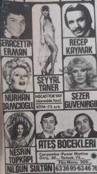 Gazino Reklamları Gazetesi 23Ekim 1976 Gönül Yazar Nigar Uluerer Esengül,Neşe Karaböcek,Emel Sayın,Bedia Akaryakıt,Nilgün Atılgan,Serpil Barlas,Esmeray,Edip Akbayram,Safiye Filiz,Pakize Suda,Berrin Özer,Selma Ergül,Nilgün Peker,Vedat Çetinjaya,Nazan Şoray,Sevda Aloay,Selim Özer,Huri Sapan,Efkan Efekan,Nihal Can,Gönül Tansel,Rezzan Yücel,Nazan Ece,Hayko,Berkant,Tülay Karaca,Zeki Çetin,Huri Sapan,Nihal Arda,Huysuz Virjin,Ancelo,Müjdat Gezen,Meral Aydan,Sezer Güvenirsin,Ateş Böcekleri ,Nesrin Topkapı,Seyyar Taner,Nurhan Damcıoğlu,Adnan Şenses,Öztürk Serengil,Sevda Karaca,Hülya Süer,