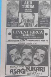 Gazino Reklamları Gazetesi 4 Eylül 1982 Caddebistan Maksim Yenikapı Gar Muazxez Abacı ,Hülya Sözer,Ahmet Özhan,Selahattin Aliay,Prenses Banu,Gülistan Okan,Akın Uğurlu,Nurhan Damcıoğku,Güzide Karaca,Zafer Doğulu Anadolu Turnesi,Cengiz Özer,Sevilay Seven,Hakkı Çağdaş,Deniz Erkanat,İsmail Kılıç,Nazan Berk,Nur Azak,Kenan Temiz,Levent Kırca,Vahdet Vural,Efruz,Kadir Soyer,Ahu Tuğba,Çetin Alp,Gülşen Akkaya,Safiye Ünal,Faruk Tınaz,Mualla Akın,Ajda Pekkan, Zeki Alasya,Metin Akpınar