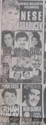 Gazino Reklamları Gazetesi 26 Nisan 1980 Deniz Uğur,Sezen Aksu,İbrahim Tatlıses,Sevda Jaraca,Fatma Girik,Mine Koldaş,Romalıların Perihan,Azra Balkan,Emel Sayın,Neşe Jaraböcek,Talha Özmen,Perihan Onur,İnci Şanlı,Ayşen Gruda,Nil Burak,Zeki Alasya,Metin Akpınar,Sulhi Tüfekçi,Nur Işık,Akev İpek,Erhan Tunay,Mustafa Tooaloğku,Nihal Arda,Suna Sunay,Talha Özmen,Nazan Şoray,Nisa serezl8 ,İsmet ay