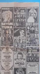 Gazino Reklamları Gazetesi Bebek Aşıyan Gönül Yazar ,Elçin Soner,Sevim Tuna,Sevim Tanürek,Behiye Aksoy,Serpil Örümcer,Vedat Çetinkaya,Bedri Ayseli,Tülay Karaca,Kutlu Payaslı,Nil Burak,Sevda ferdağ,Feri Cansek,Nur Azak,Sevda Karaca,Göksel Arsoy,Enis Fisfiriğku,Bahar Erden8z,Ahmet özhan,Tanju Okan,Nazan Şoray,Mine Zeren,Erol Büyükburç,Ayhan Özgün,Hayko,Anceli,Nihal Köknar,Nilgün Atılgan,Nejat Alp,Müjdat Gezen,Zeki Çetin,Ömür Göksel,Nuri Sesigüzel,Nazan Şoray,Leyla Sayar