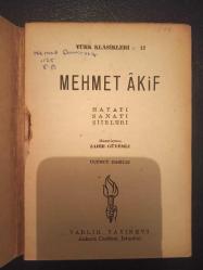 Mehmet Akif Hayatı Sanatı Şiirleri - Zahir Güvemli -  Türkçe Kitap - Varlık Yayınları -