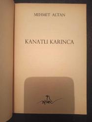 Kanatlı Karınca - Mehmet Altan -  Türkçe Kitap - Nisan Yayınları -