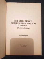Bir Gizli Servis Mensubunun Anıları  - Yılmaz Tekin -  Türkçe Kitap - Ümit Yayınları -