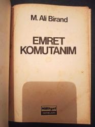 Emret Komutanım - M. Ali Birand -  Türkçe Kitap - Milliyet Yayınları -
