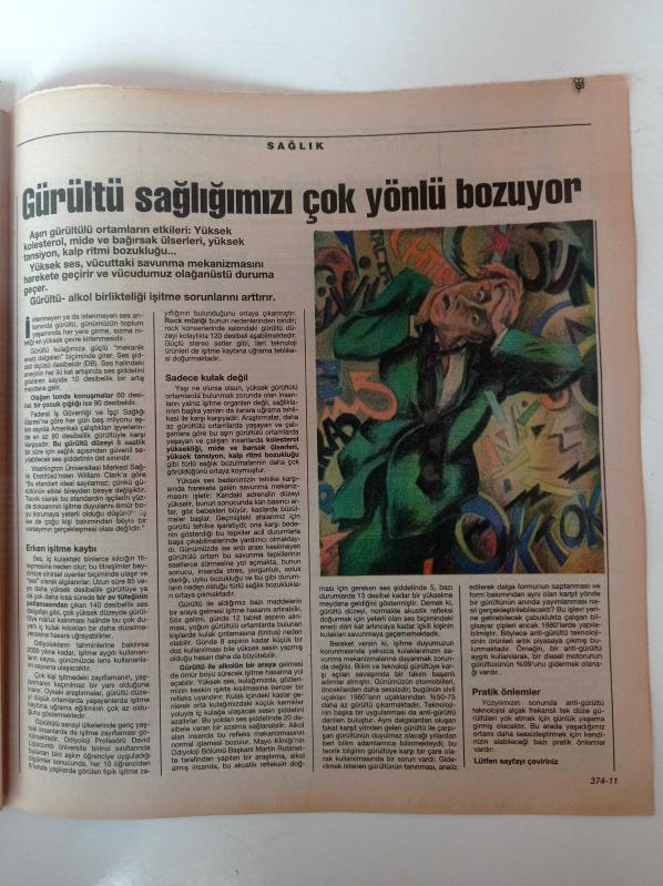 Cumhuriyet Bilim Teknik Gazetesi 21 Mayıs 1994 Sayı 374  