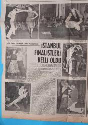 Gazino Reklamları Gazetesi 1980 Gönül Yazar,Neco,Nil Burak,Selçuk Ural,Seyyar Taner,Sezen Aksu,Suna Yıldızoğlu,Tolga Han Dans Grubu,Yunus Bülbül,Şey Gazetesi 1980 Türkiye Dans Yarışması Finali ,Derimod sonbaharı getirdi