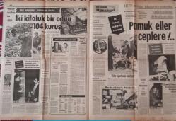 Gazino Reklamları Gazetesi 5 Ocak 1975 Muazzez Abacı,Ajda Pekkan,Nuri Sesigüzel,Şükrü Birant,Lale Belkıs,Ateş Böcekleri ,etler işportada satılıyor,oyuncular işsizlikten ağlıyor,halk pahalılıktan ısınmayı unuttu,