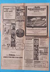 Gazino Reklamları Gazetesi 30 Haziran 1978 Hülya Koçyiğit,Bülent Ersoy,Türkan Tunca,Vahdet Vural,Elçin Soner,Adnan Şenses,Sevda Ferdağ,Selçuk Ural,Pakize Suda,Alev Bora,Bedri Ayseli,Nurhan Damcıoğlu,Müjdat Gezen,Hayki,Ayhan Özgün,Selçuk Ural,Sibel Egemen,Tülay Karaca,Ümit Tokcan,Erol Evgin,Feri Cansel,Sezer Güvenirgil,Berkant,Prenses Banu,Celal Şahin,Metin Balarısı,Neco,Pakize SudaBelkıs Özener,Efkan Efekan,Nur Aydan,Özdemir Erdoğan,Şükran Ay,Ramazan Şenses