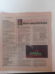 Cumhuriyet Bilim Teknik Gazetesi - 2 Mayıs 1992 - Sayı 268 - Feza Gürsey Fotoğrafı - Tek Kişilik Okul- Mikro Minyatür-  Soyut Sayıların Fizikte Yeri -Mükemmel Bilimsel Kişilik Sihirli Bir Karizma - Feza Bey'i Düşünürken - Bilim Ağacının Gölgesinde Dervişler