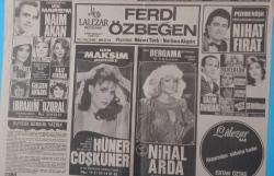 Gazino Reklamları Gazetesi Samime Sanay,Yüksel Uzel,Uğur Böcekleri,Nil Burak,Gülşen Akkaya,Nazan Şoray,Ümit Tokcan,Yasemin Kutsi,Selami Şahin,Vedat Çetinkaya,Neyzen Nel,Nihal Arda,Hüner Coşkuner,Nihat Fırat,Şehriban,Filiz Fersan,Naim Akan,İbrahim Özoral,Ferdi Özbeğen,Selami Şahin