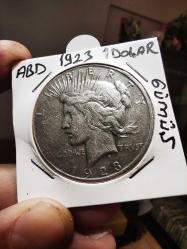 Efemera - ABD 1923 Yılı Gümüş 1 dolar - kitantik - kitaLog