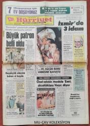 Hürriyet Gazete 13 Mart 1982 Büyük Patron Belli Oldu,Gazino Reklamları,Muazzez Abacı,Mahmut Tuncer,Emel Sayın,Ateşböceği Ercan,Metin Akpınar,Zeki Alasya,Neco,Ahu Tuğba,Seda Sayan,Hülya Işıl,Necla Nazır,Ahmet Özhan