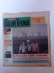 Cumhuriyet Bilim Teknik Gazetesi - 31 Temmuz 1993 - Sayı 332 - Altaylara Türk Yorumu - Celâl Şengör - Orman Yangınlarına Yeni Çözüm - Sinekler Lordu - Yeni Teknolojik Ürünler - Zamanı Kullanmayı Bilmek