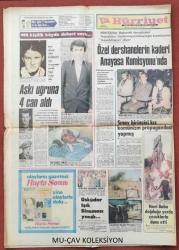 Hürriyet Gazete 9 Aralık 1982 Gazino Reklamları,Müslüm Gürses,Hülya Koçyiğit,Mehmet Emin Karamehmet,Morgan Fairchild,Yılmaz Tokatlı,Ayhan-Ali Taşkın,Bülent Ecevit,Kenan Evren,Bizimkiler Karikatürü,Kodak-Skoda Reklamı