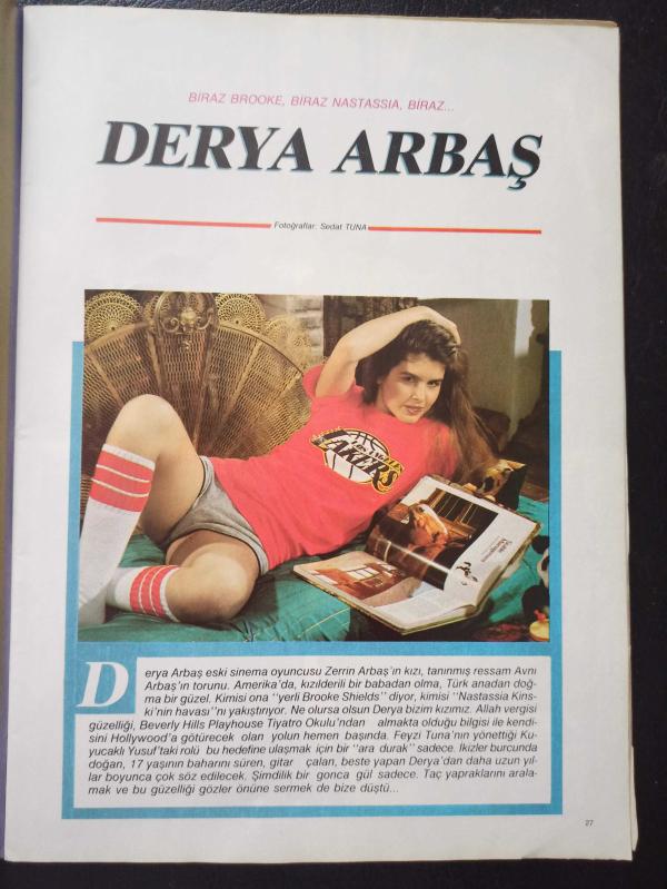 Playmen Dergisi Aralık 1985 Oya Aydoğan İpek Pınar Nadia  