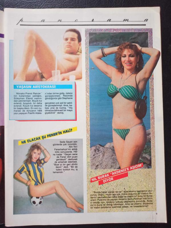 Playmen Dergisi Şubat 1986 Zerrin Doğan Çeçilya Pakize Suda  