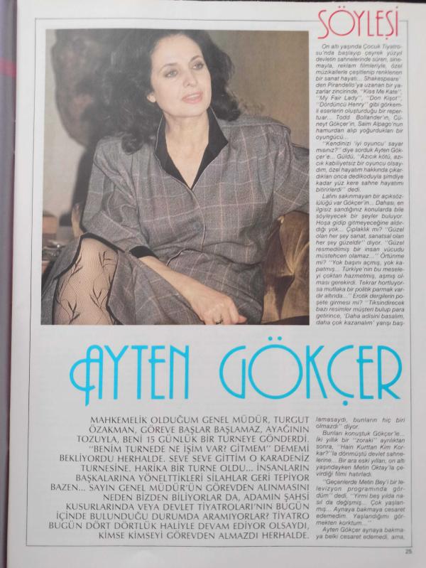 Playmen Dergisi Şubat 1987 Müjde Ar Burçin Orhon Ümit Tokcan  