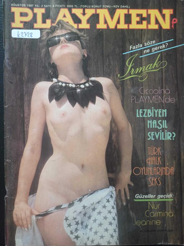 Playmen Dergisi Ağustos 1987 Seda Sezer Laura Lukunich Deniz  