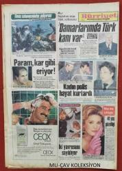 Hürriyet Gazete 5 Şubat 1985 Şevket Yılmaz,Turgut Özal,Catherine Deneuve,Mustafa Soykan,Kemal Hasan Ali,Selçuk Yula,Stankoviç,Prenses Caroline,Nikita Kruçev,Suna Kan,Polisan-İnnova-Türkiye Halk Bankası Reklam