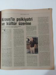 Cumhuriyet Bilim Teknik Gazetesi - 25 Kasım 1989 - Sayı 142 - Kraus'la Psikiyatri Ve Kültür Üzerine- Ege Havzası Göçebilir- Ege Dibinden Yeni Görüntüler - Balık Nasıl Boğulur - 6 Bin Deniz Canlısı Meraklı İzleyici Bekliyor - Yataklardaki Suskunluk