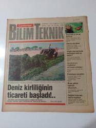 Cumhuriyet Bilim Teknik Gazetesi - 16 Eylül 1989 - Sayı 132 - Deniz Kirliliğinin Ticareti Başladı - Doymak Ya Da Aç Kalmak - Göğüs Kanserinde Metastas Riski Ne Kadar - Ereksiyon Arızaları - Dağda Bulunan Deniz Fosilleri