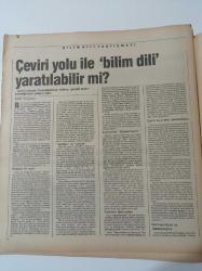 Cumhuriyet Bilim Teknik Gazetesi - 16 Eylül 1989 - Sayı 132 - Deniz Kirliliğinin Ticareti Başladı - Doymak Ya Da Aç Kalmak - Göğüs Kanserinde Metastas Riski Ne Kadar - Ereksiyon Arızaları - Dağda Bulunan Deniz Fosilleri