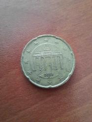 20 EURO CENT 2002 ALMANYA