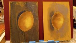 Resim - Yağlı boya karışık teknik karton üzerine yapılmış resim  imza yok . 5  Adet  resim