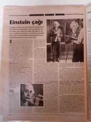 Cumhuriyet Bilim Teknik Gazetesi - 15 Ocak 2000- Sayı 669 - Özel Sayı -Yüzyılın Bilim Adamı Einstein Fotoğrafı - Göreliliğin Kısa Tarihi - Stephen Hawking'in Yazısı - Logaritmik Afetler - Zeka Ve İnat
