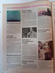 Cumhuriyet Bilim Teknik Gazetesi - 13 Aralık 1997 - Sayı 560 - Zeka Anneden Mi Geliyor - Uzay Eyüboğlu Lisesi'ne İndi - Yeni Beslenme İlkeleri - Sokakların Gizli Dünyası - Bilgisayar Grafiğinin Sihirbazları