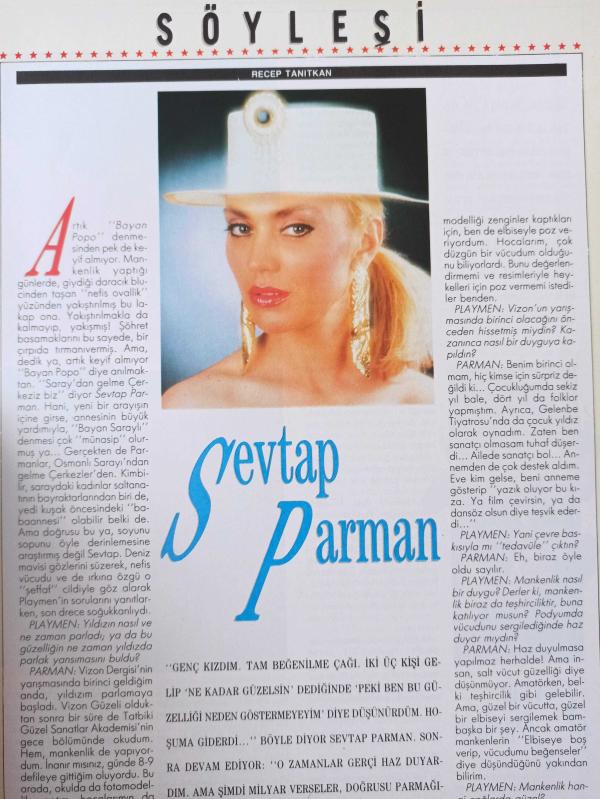 Playmen Dergisi Eylül 1990 Yasemin Evcim Fulden Uras Moanna  