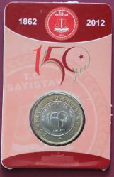 2012 Sayıştay'ın 150. Yılı Hatıra Parası   Fao Özel Folde'inde