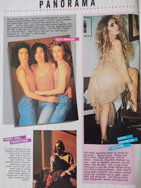 Playmen Dergisi Ekim 1991 Sibel Barış Merih Fırat Hülya Mutlu  