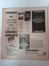 Cumhuriyet Kitap Gazetesi - 16 Mart 1990 - Sayı 6 - Haldun Taner Fotoğrafı - Edebiyat Tarihimizden - Evlenmeyen Adam - Gül'ün Öteki Adı - Mine Saulnier - Keşanlı Ali Destanı