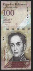 ** VENEZUELLA ( 100 * BOLİVARES ) 2015 - ÇİL
