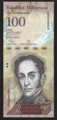 ** VENEZUELLA ( 100 * BOLİVARES ) 2013 - ÇİL
