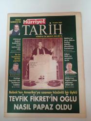 Hürriyet Tarih Gazetesi - 12 Şubat 2003 - Tevfik Fikret'in Oğlu Nasıl Papaz Oldu - Adam Öldürme Sanatının tarihi - İlk Lise Boykotunu Gs'liler Yapmıştı- Kurban Bayramı'nda Kurbansız Kaldılar