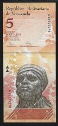 ** VENEZUELLA ( 5 * BOLİVARES ) 2011 - ÇİL