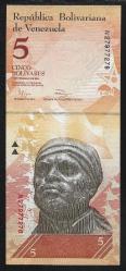** VENEZUELLA ( 5 * BOLİVARES ) 2011 - ÇİL