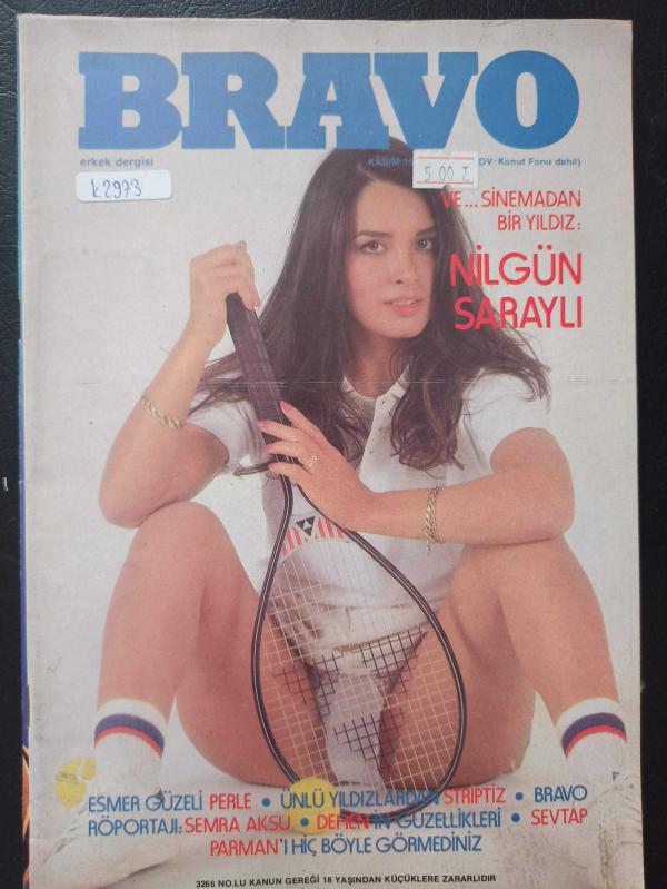 Bravo Dergisi Kasım 1986 Sibel Turnagöl Hülya Işıl Nilgün  