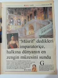 Hürriyet Tarih Gazetesi - 8 Ekim 2003- Avların En İyisi Cadı Avlamaktır - Köy Eriştesini Çin'den Getirdik - Allah Düşmanımı Kahretsin Hünkarım - Katherina'nın İsrafı Ruslar'a Yaradı