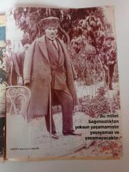 Hürriyet Tarih Gazetesi - 1 Eylül 2004 - Tarihin İlk Ve Tek Yamyam Türkleri - İşgalin Daniskasını Japonlar Öğretti - 500 Kiloluk Köpekbalığını Elleriyle Boğdu - Mustafa Kemal Atatürk Fotoğrafı