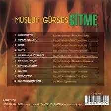 müslüm gürses gitme cd-ÇOK NADİR-BASKISI TÜKENDİ-AMBALAJINDA CD