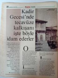 Hürriyet Tarih Gazetesi - 3 Mart 2004 - İnönü Stadyumuna Gömülen Gömülene - Babil Kraliçesi Bush'u Lanetledi - Kadir Gecesi Kadına Tecavüz Edeni Astılar - İçtiği Hayat İksiri İshal Edip Öldürdü