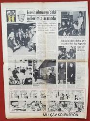 Hürriyet Gazete 5 Kasım 1964 Rusya,Türk Dostluğu İçin Elinden Geleni Yapacaktır,Süleyman Demirel,Grimiko,Robert-Edward Kennedy,Bülent Ecevit,Can Bartu,Gündüz Kılıç,Çoşkun Özarı,BP-Tekfen-Tad-Job Reklamı