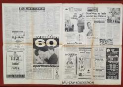 Hürriyet Gazete 5 Kasım 1964 Rusya,Türk Dostluğu İçin Elinden Geleni Yapacaktır,Süleyman Demirel,Grimiko,Robert-Edward Kennedy,Bülent Ecevit,Can Bartu,Gündüz Kılıç,Çoşkun Özarı,BP-Tekfen-Tad-Job Reklamı