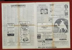 Hürriyet Gazete 8 Ekim 1964 19 Ölü,26 Ağır Yaralı Var,Zelzeleden Fotoğraflar,G.Saraylı Tarık,Seri İlanlar,Kader Otobüsü,Sevmek Günah Mı Karikatürü,Pirelli-Amerikan-Türk Bankası-Komili-Petrol Ofisi Reklamı