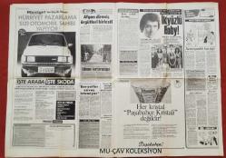 Hürriyet Gazete 18 Mayıs 1985 Evren'in Veto Gerekçeleri,Tokyo'da Alarm,Semra Özal,Kenan Evren,Ajda Pekkan,Tony Curtis,Hülya Turgut,Papa Suikastının Sırrı Çözülecek Mi?,Boby Ewing,Paşabahçe Reklamı