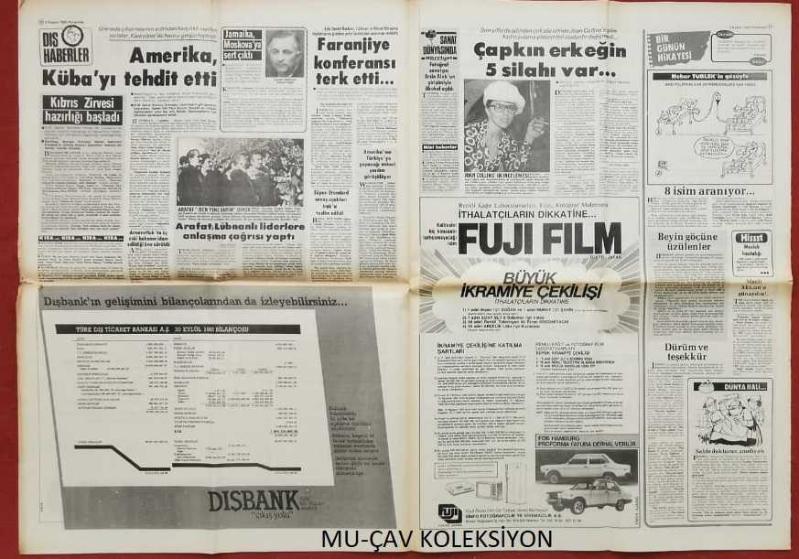 Hürriyet Gazete 3 Kasım 1983 Kalmak Da Zor Gitmek De Zor Margaux  