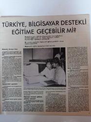 Cumhuriyet Bilgisayar Gazetesi - 29 Mayıs 1989 - Alan Turing Gizemi - İşyeri Robotları Rakip Mi - Bilgisayar Sistemleri Altyapıları Ve Sorunları - Elektromanyetik Dalga Hırsızlığı